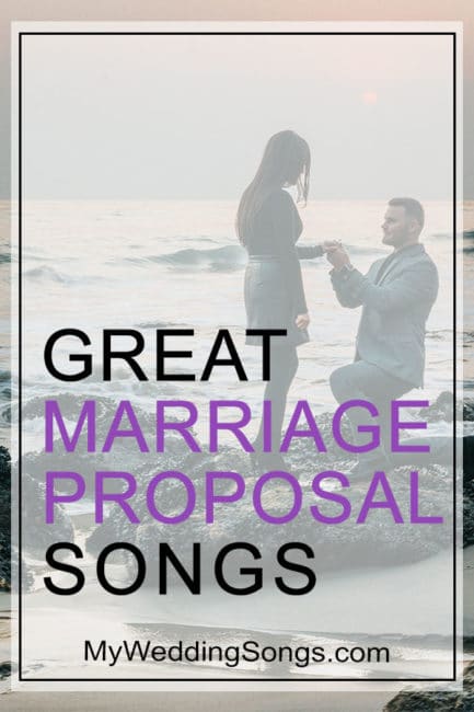 Marriage Proposal Songs